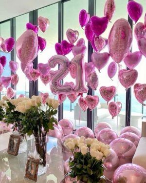 Signature Number Balloon Set