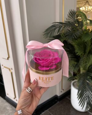 Mini Fuchsia Forever Rose Box