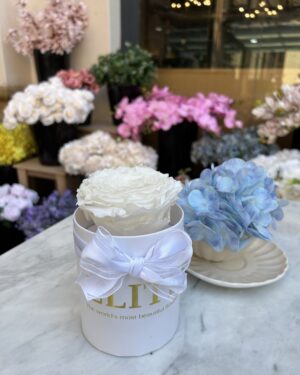 Petite White Forever Rose Box