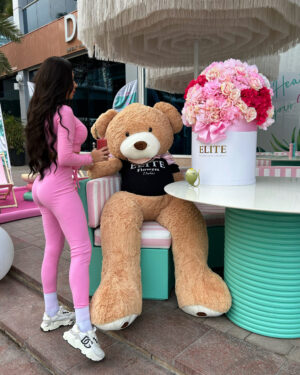 Curated Set - Signature Bear + Crimson Heart Balloons + The Grand Floral