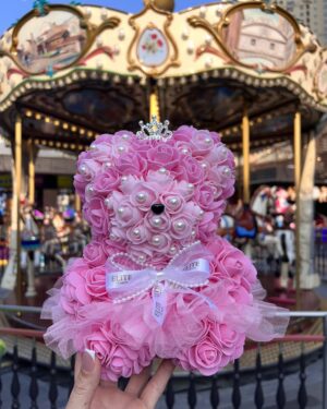 Petite Marshmallow Pink Toy Flower