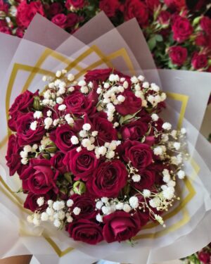 The Red Rose Bouquet
